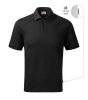 Resist Heavy Polo galléros póló férfi fekete 01 (brand label) 3XL