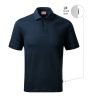 Resist Heavy Polo galléros póló férfi tengerészkék 02 (brand label) S