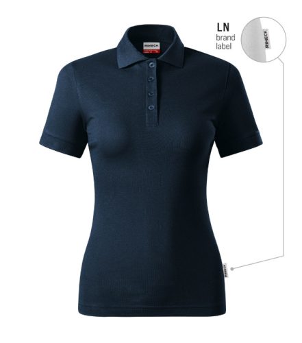 Resist Heavy Polo galléros póló női tengerészkék 02 (brand label) S