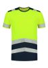 T-Shirt High Vis Bicolor póló unisex fluoreszkáló sárga S