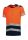 T-Shirt High Vis Bicolor póló unisex fluoreszkáló narancssárga M