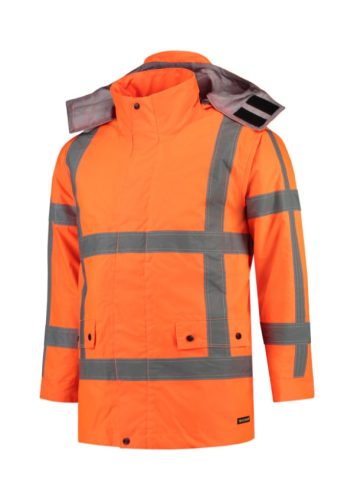 RWS Parka munkakabát unisex fluoreszkáló narancssárga S