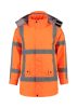 RWS Parka munkakabát unisex fluoreszkáló narancssárga 4XL