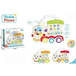   Állathangos zenélő, el., mozdony forma, hang+fény effektekkel.