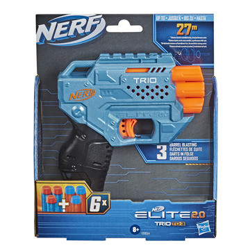 Nerf Elite 2.0: Trio Td-3 játékfegyver 6 darab szivacslövedékkel