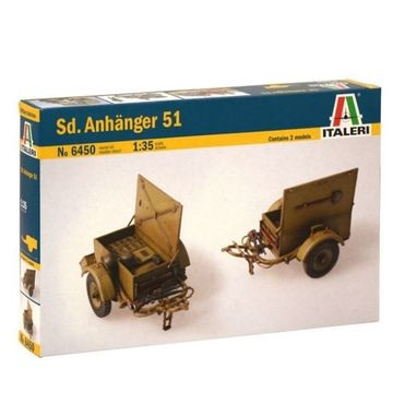 Italeri: Sd. Anhanger 51 Lőszerszállító pótkocsi makett, 1:35