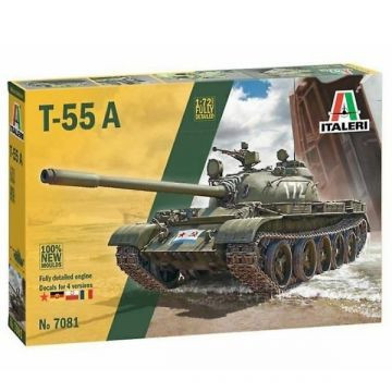 Italeri: T-55A tank makett, 1:72