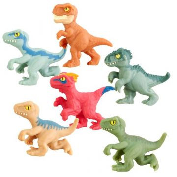 Goo Jit Zu: Jurassic World nyújtható mini akciófigura szett - 6 db-os