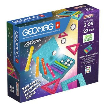 Geomag Glitter: 22 db-os készlet