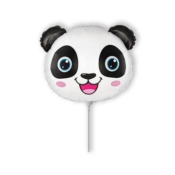 Panda formájú fólia lufi - 36 cm