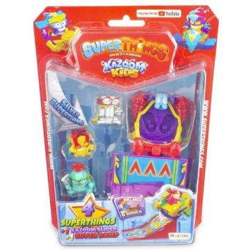 SuperThings: Kazoom Kids 4 figura csúszkával - Shiny League