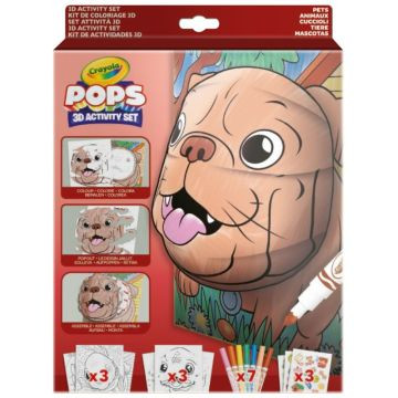 Crayola POPs: 3D foglalkoztató – Kisállatok