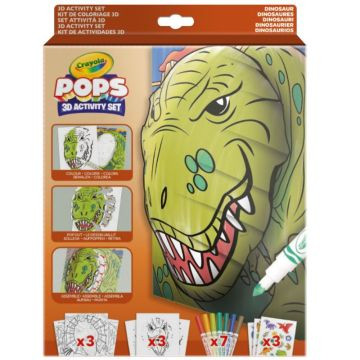 Crayola POPs: 3D foglalkoztató – Dinók