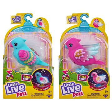 Little Live Pets: Interaktív papagáj világító szárnnyal - kétféle