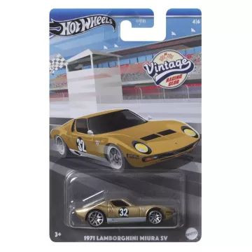 Hot Wheels: 1971 Lamborghini Miura SV vintage kisautó, 1:64