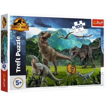 Trefl: Jurassic World dinoszauruszok puzzle - 100 darabos