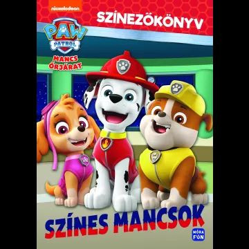 Mancs Őrjárat: Színes mancsok - Színezőkönyv