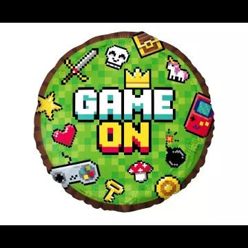 Game on gamer fólia lufi - 45 cm