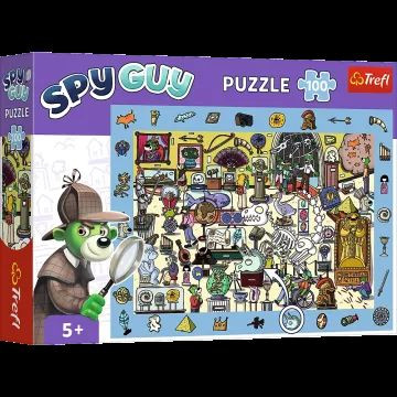 Trefl: Spy Guy Múzeum nyomozós képkereső puzzle - 100 darabos