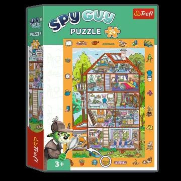 Trefl: Spy Guy Társasház nyomozós képkereső puzzle - 24 darabos