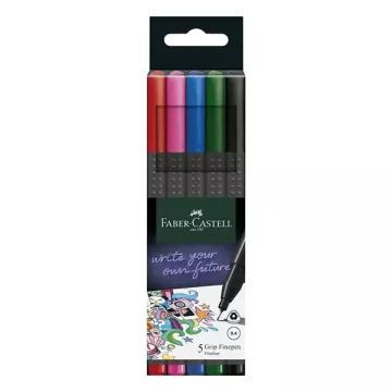 Faber-Castell: Grip tűfilctoll szett - 0,4mm, 5 db-os