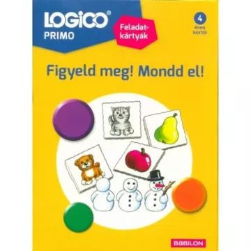 Logico Primo: Figyeld meg! Mondd el! - Feladatkártyák