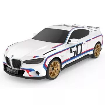 Rastar: BMW 3.0 CSL távirányítós autó, fehér - 1:24