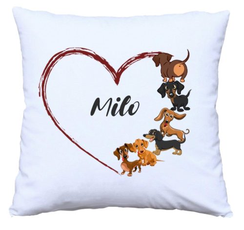 Tacskó szív párna