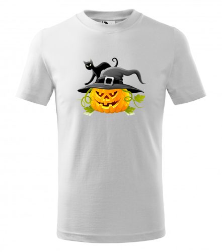 Halloweeni tök kalappal